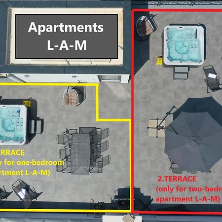 Apartments L-A-M Подстрана Екстериор снимка